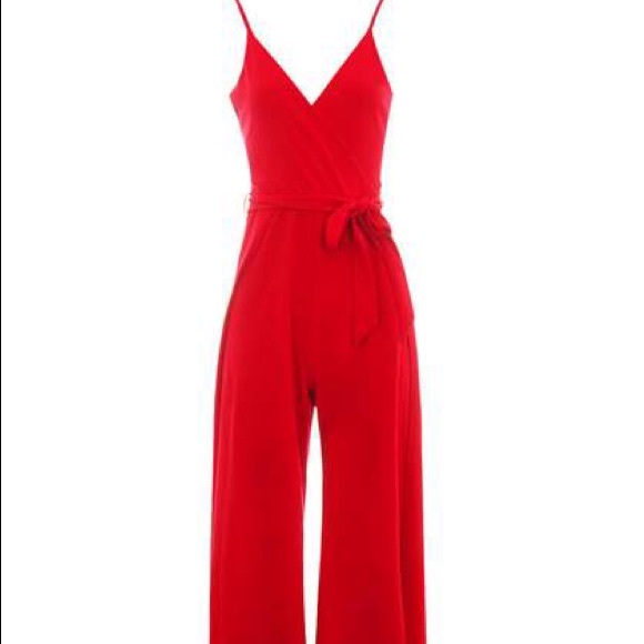 Split wide leg jumpsuit - Picture 3 of 4
